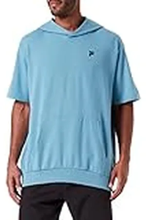 Fila RAFAH Kortärmad huvtröja för män, Adriatic Blue, S