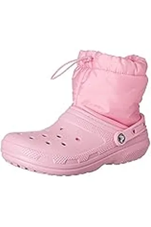 Crocs Unisex Classic fodrade Neo Puff Boot Snow, Ballerina rosa, 38/39 EU