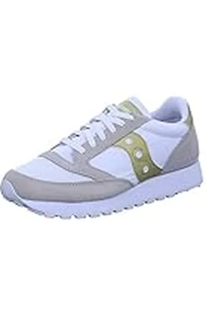 Saucony Jazz Original Vintage, Sneaker Donna, Bianco Oro, 43 EU