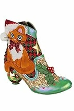 Irregular Choice Oregelbundet val jul kattunge-stövlar, , 38 EUR (38), , 38 EU