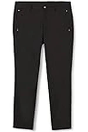 Kaffe Dam byxor smala jeans smal passform mitten midja 7/8 längd, , 40