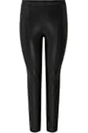 ONLY Endast CARMAKOMA CARJESSIE FAUX LEATHER LEGGING OTW NOOS, , 44W x 32L