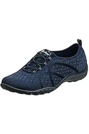 Skechers Andas lätt Fortune stickade träningsskor för kvinnor, Marinblått, 37.5 EU