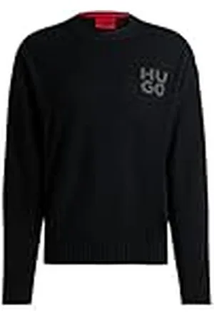 HUGO BOSS Herr San Cassio-l stickad tröja, , M