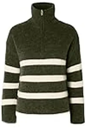 SELECTED SLFMALINE LS Stickad halv dragkedja NOOS, , XS