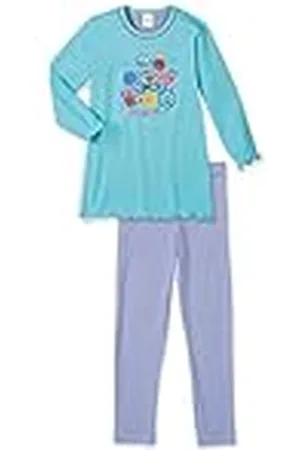Schiesser Mädchen Anzug lang pyjamasset för flickor, , 8 År
