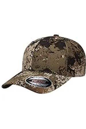 Flexfit Veil Camo Cap, herrmössa, finns i många olika färger, storlekar S/M till L/XL, , L-XL