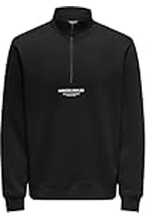 Only & Sons ONSCURATED REG halvlång dragkedja sweat, , L