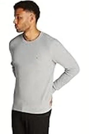 Tommy Hilfiger Herr rund hals stickad jumper, , XXL