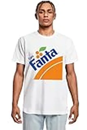 Merchcode Mäns toppar Fanta Logo Tee normal passform, bomull 100%, XS, , XS