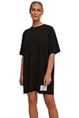 NA-KD Damklänning med lappdetaljer till vardags t-shirt, , XS