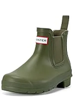 Hunter Stivaletto Donna Original Chelsea Wfs2078Rma Olive Leaf 39