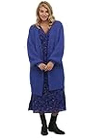 Kaffe Oversized cardigan långärmad öppen framsida Fuzzy Rib Knit, , S
