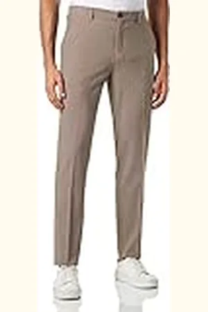 SELECTED Herr Slhslim-Liam BRWN Hounds TRS Flex B Noos kostymbyxor, , 46 SE