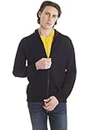 Armani Exchange A|X Herrtröja med präglad logotyp med dragkedja, , L