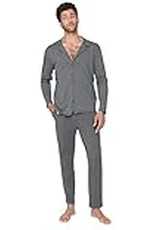 Trendyol Herr enkel mellanvävd pyjamasset, , M