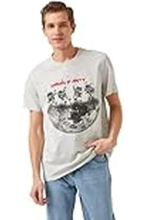 Koton Herr astronauttryck t-shirt, grå (023), S, , S