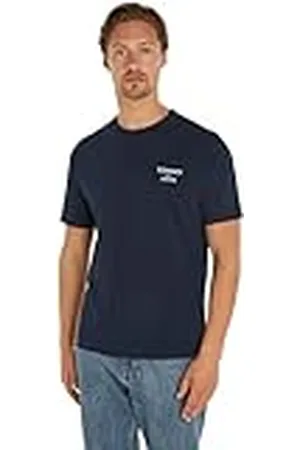 Tommy Hilfiger Tommy Hilfiger herr TJM Reg Corp Tee Ext S/S stickade toppar, , S