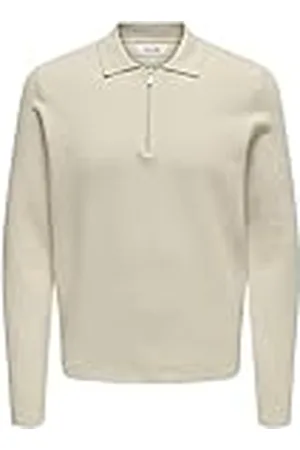 Only & Sons ONSCOOPER REG LS 12 halvpolokrage med dragkedja, , L