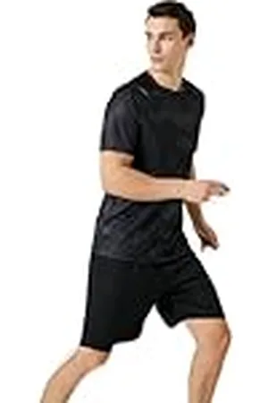 Koton Män sport t-shirt psykedeliskt tryck detaljerad crew neck, , S
