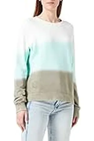 Camel Active Womenswear Dam, 309321/1F69 tröja, Kläder Dam Damkläder, Vit opalkaki dip, XXL