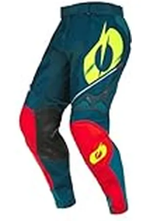 Oneal | Motocross | Enduro Motorcykel | Smal och lätt design, ventilerande nätfoder| Hardwear Haze V.22 | Vuxen | Blå Röd | Storlek 34/50