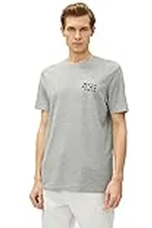 Koton Herr slogan broderad crew neck näsduk kortärmad t-shirt, , M
