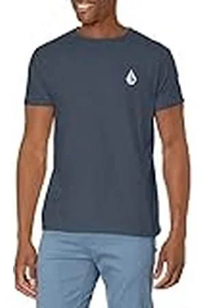 Volcom Herr Blaquedout Ss T-shirt, Marinblå smälter, M