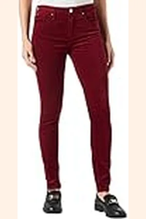 Tommy Hilfiger Dam Como Skinny RW Cord CLR denimbyxor, rolig, 3228