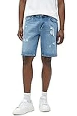 Koton Denim shorts för män, Bermudaficka, detaljerad bomull, , 30