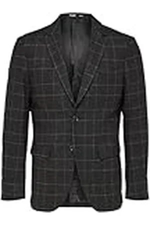 SELECTED Man enradig kavaj rutig, , 46