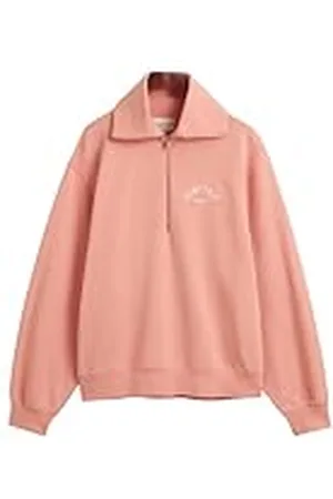 GANT Arch halvlång dragkedja sweatshirt, , XL