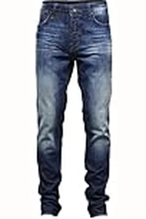 Only & Sons Män Straight Leg Jeans FIL REGULAR BAY0007A BLUE
