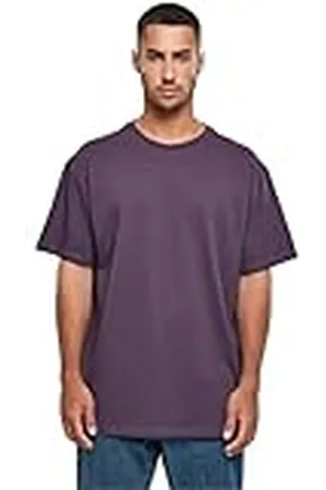 Build Your Brand T-shirt för män tung oversize te, basic t-shirt för män, överdimensionerad passform, bomull, , 4XL