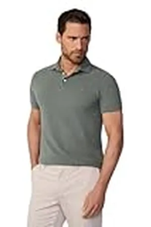 Hackett Selvedge stickad plkt pikétröja för män, , XS