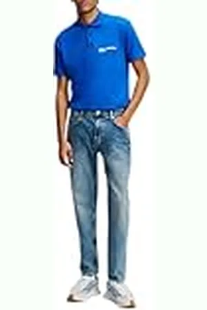 Karl Lagerfeld Tapered Denim, män, blå, jeans, , 32W / 32L