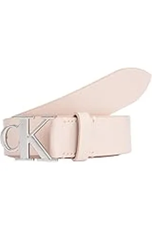Calvin Klein Jeans dam rund mono Pl Lthr bälte 30 mm, blek snäcka, 100, , 100
