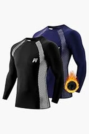 MEETWEE Herr Termisk Tröja, Långärmad Kompression T-shirt Underkläder Sport T-shirt Basayer Löparträning Cykling Fitness, , S