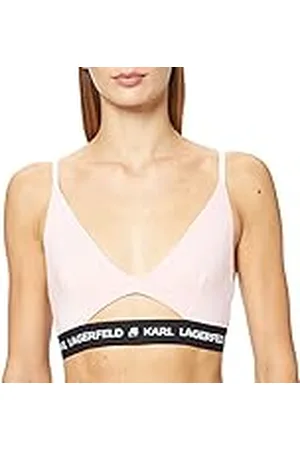 Karl Lagerfeld Dam Bh Med Logotyp Och Titthål, , L