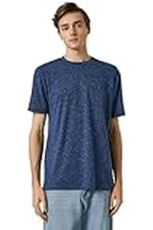 Koton Grundläggande T-shirt med rund halsringning, kort ärm, passform T-Shirt Män, , S