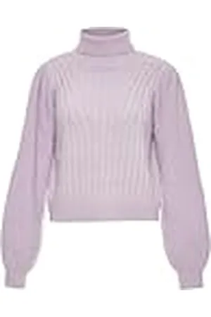 Blonda Dam chic vintage polotröja med långa ärmar, storlek XL/XXL, , XL
