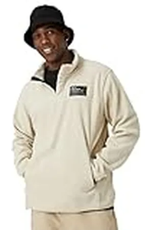 Koton Fleece sweatshirt för män pikéhals tryckt, , M