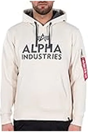 Alpha Industries Herr huvtröja skum tryck , , M