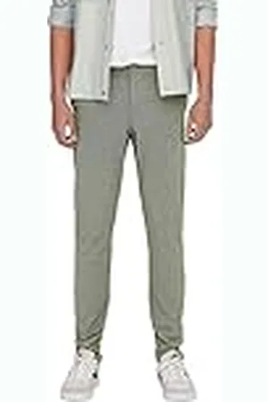 Only & Sons ONSMARK Slim TAP 0209 Melange Pant NOOS, , 32W x 32L