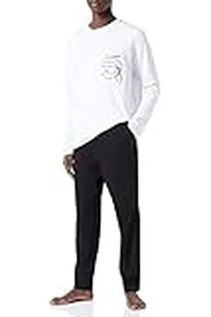 Karl Lagerfeld Herr Ikonik 2.0 Långärmade Pyjamaset, , XL