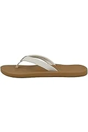 Reef Dam Tides Flip Flops Sandaler , Vitt, 36 EU