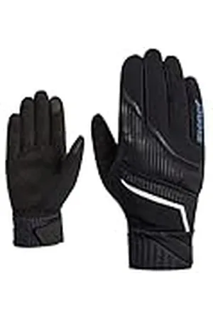Ziener Herrar ULIC TOUCH längdskiva/nordic/crosscountry-handskar | Touch, överdragsvantar svart, persian blå, 11