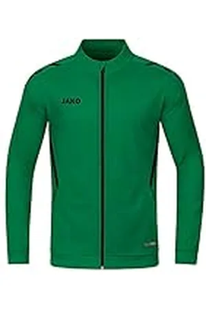 Jako Polyesterjacka för män utmaning polyesterjacka, grön-svart (sport grön/svart), L