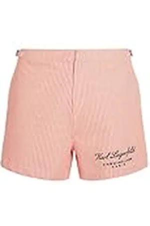 Karl Lagerfeld Hotell Karl randiga boardshorts, , XL, , XL