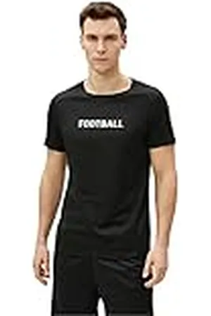 Koton Herr sport söm detaljerad slogantryck crew neck T-shirt, , XL